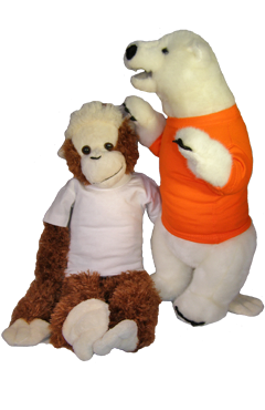 knuffels met poppen t-shirt
