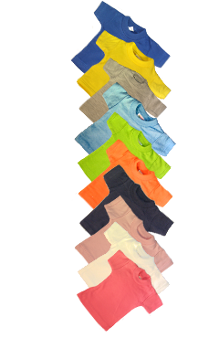mini-t-shirts in veel kleuren